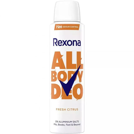 Rexona Fresh Citrus Unisex Dezodorantas Purškiamasis Visam Kūnui 150 ml