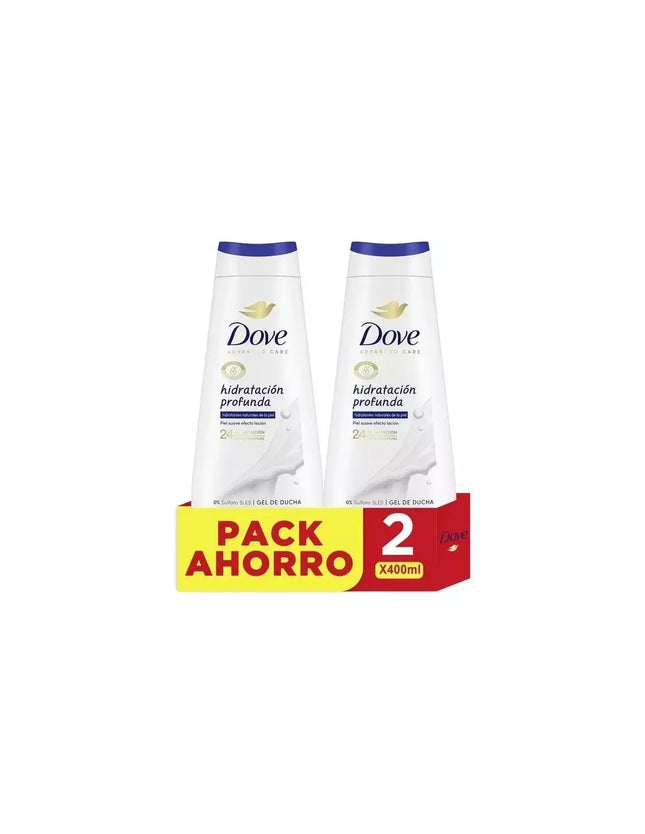 DOVE Gel drėkinamasis 400ml Dvigubas