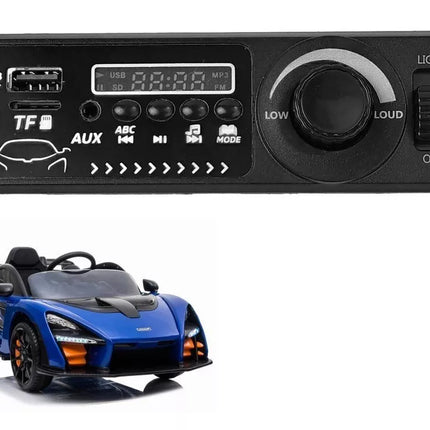 Muzikos panelė, skirta McLaren Senna automobiliui