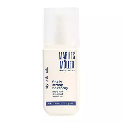 Marlies Moller Stilius ir Fiksacija Galiausiai Stiprus Plaukų Lakas 125ml