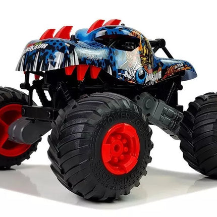 Dinozaurų nuotolinio valdymo visureigis su dideliais ratais 2.4G