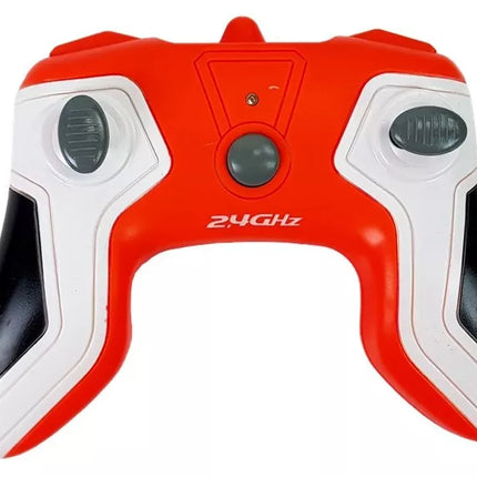 Didelis nuotoliniu būdu valdomas autobusas su dideliais ratais 2.4G garsas juodas