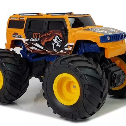 Dideli ratai Bigfoot nuotolinio valdymo pultas 2.4G 1:18 geltonas