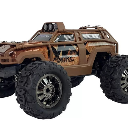 Ralis Nuotoliniu Būdu Valdomas Automobilis Rudas 2.4G 1:18 35 km/h Greičio Valdymas