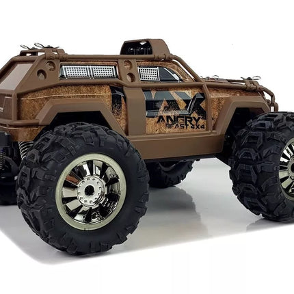 Ralis Nuotoliniu Būdu Valdomas Automobilis Rudas 2.4G 1:18 35 km/h Greičio Valdymas