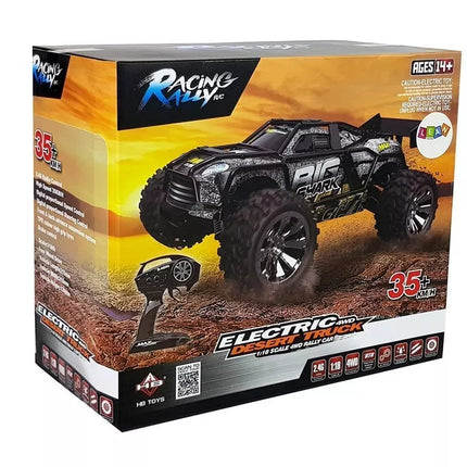 Visureigis nuotoliniu būdu valdomas rudas ir geltonas 2.4G 1:18 35 km/h greičio valdymas