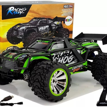 Visureigis nuotoliniu būdu valdomas žalias 2.4G 1:18 35 km/h greičio valdymas