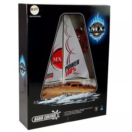 Nuotoliniu būdu valdoma burinė jachta 50 cm Pilot Steering 27 Mhz