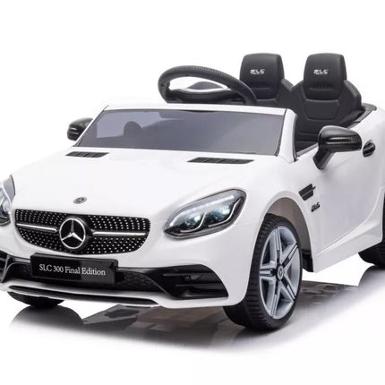 Vaikiškas elektromobilis Mercedes SLC 300, baltas