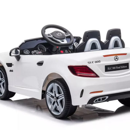 Vaikiškas elektromobilis Mercedes SLC 300, baltas