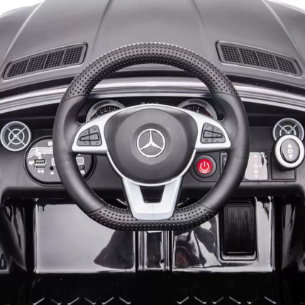 Vaikiškas elektromobilis Mercedes SLC 300, juodas