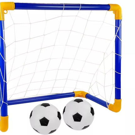 Sporto žaidimų rinkinys: rankinis, futbolas, vartai, frisbis