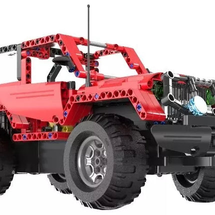 Konstruktorius Džipas valdomas nuotoliniu būdu CADA 2.4G 531 elementai