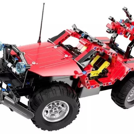 Konstruktorius Džipas valdomas nuotoliniu būdu CADA 2.4G 531 elementai