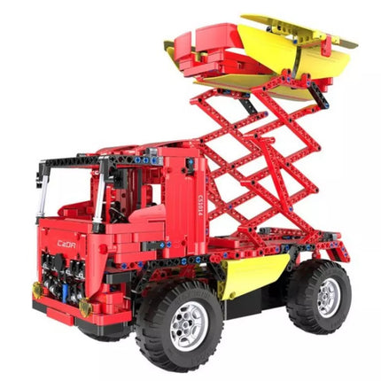 Konstruktorius Betono maišyklė nuotoliniu būdu valdoma CADA 2.4G 815 elementų