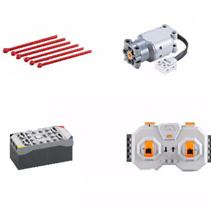 Konstruktorius Robotas Lėktuvas Iš Cada Kaladėlių Nuotoliniu Būdu Valdomas 917 Elementų