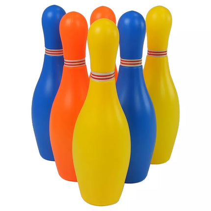 Boulingo rinkinys, 6 vnt., spalvingas, 26 cm