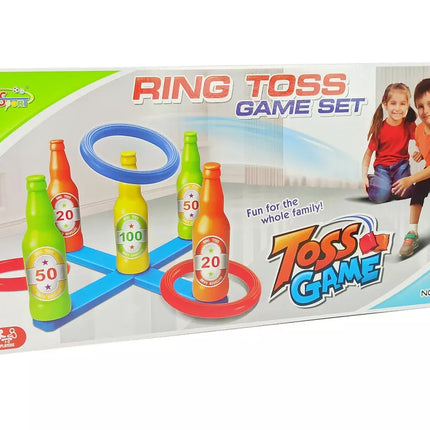 Rankinis Žaidimas Metimas į Lanką Spalvoti Buteliai Taškai