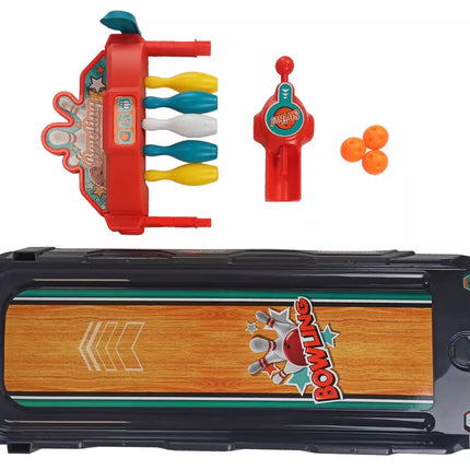 Mini boulingo kortelių paleidimo įrenginys „Skittles“