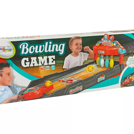 Mini boulingo kortelių paleidimo įrenginys „Skittles“