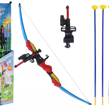 Šaudymo iš lanko rinkinys: lankas, strėlės, taikiklis, 98 cm