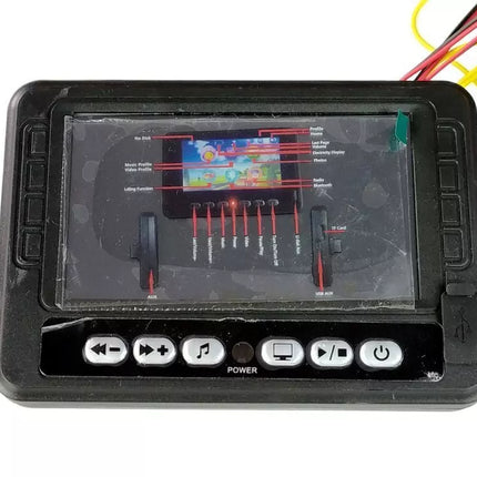 LCD MP4 muzikos skydelis, skirtas Range Rover DK-RR999