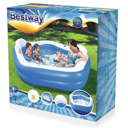 Pripučiamas penkiakampis baseinas 213 x 206 x 69 cm Bestway 54153