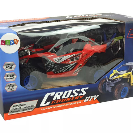 Visureigis nuotoliniu būdu valdomas automobilis 27 MHz raudonas