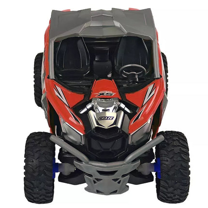 Visureigis nuotoliniu būdu valdomas automobilis 27 MHz raudonas