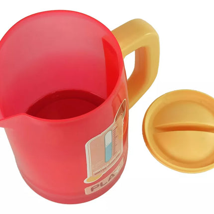 Elektrinis rožinis virdulys, grojantis vandens garsus