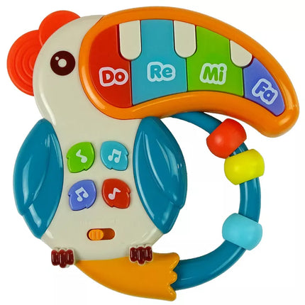 Muzikinis pianinas Papūga Garsai Šviesos Karoliukai