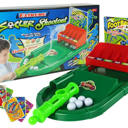 Kamuolių paleidimo žaidimo kortelės Futbolo taškai