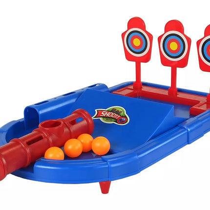 4-in-1 arkadinių žaidimų rinkinys: krepšinis, futbolas, skydas, boulingas ir smiginis