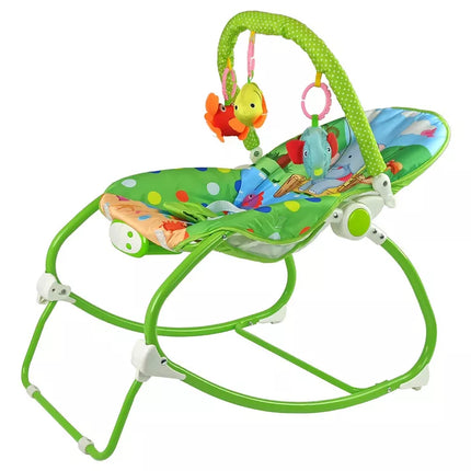 Supama kėdė 2in1 žalia garsai vibracija