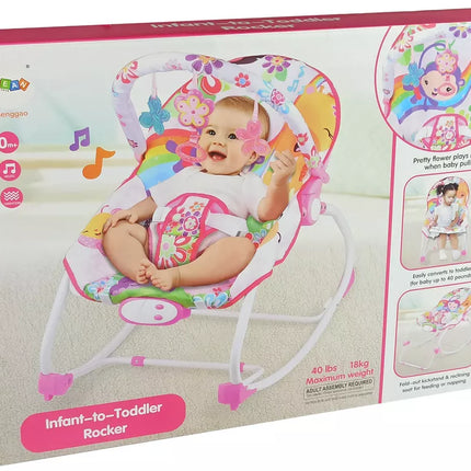 Supama kėdė 2in1 rožė gėlė garsai vibracija