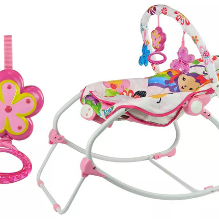 Supama kėdė 2in1 rožė gėlė garsai vibracija