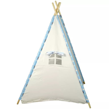 Indiška palapinė „Tipi“, žaidimų namelis „Debesys“, neperšlampama