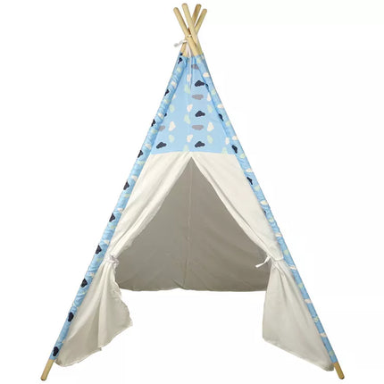 Indiška palapinė „Tipi“, žaidimų namelis „Debesys“, neperšlampama