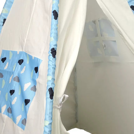 Indiška palapinė „Tipi“, žaidimų namelis „Debesys“, neperšlampama