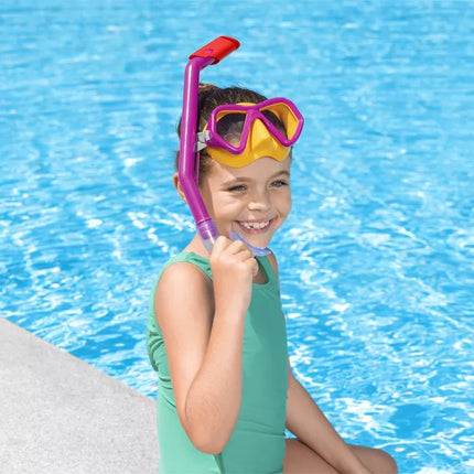 Kaukė + mėlynas vamzdelis Bestway 24023 rinkinys