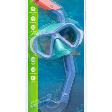 Kaukė + mėlynas vamzdelis Bestway 24023 rinkinys