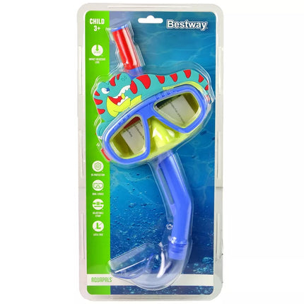 Mėlyna Bestway nardymo kaukė su PET vamzdeliu 24059