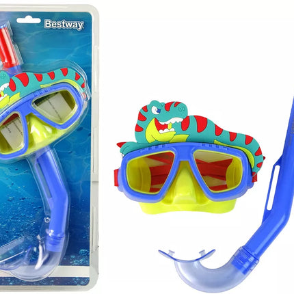 Mėlyna Bestway nardymo kaukė su PET vamzdeliu 24059