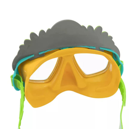 Žalias Bestway 24059 nardymo komplektas su gyvūno formos vamzdeliu