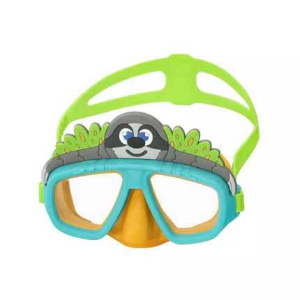 Žalias Bestway 24059 nardymo komplektas su gyvūno formos vamzdeliu