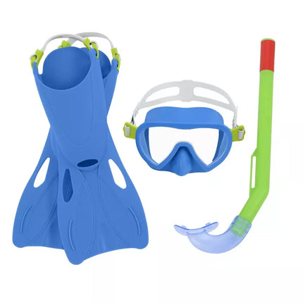 Nardymo rinkinys mėlynas kaukė, plaukmenys, vamzdelis Bestway 25039
