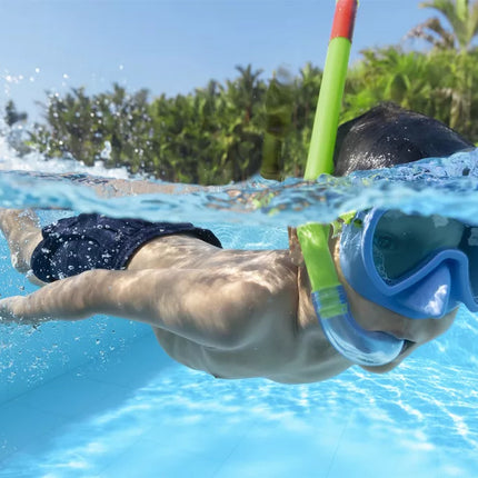 Nardymo rinkinys mėlynas kaukė, plaukmenys, vamzdelis Bestway 25039