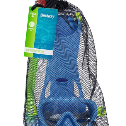 Nardymo rinkinys mėlynas kaukė, plaukmenys, vamzdelis Bestway 25039