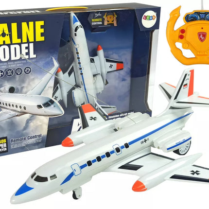 Nuotoliniu būdu valdomas keleivinis lėktuvas su šviesomis 40 Mhz Pilot