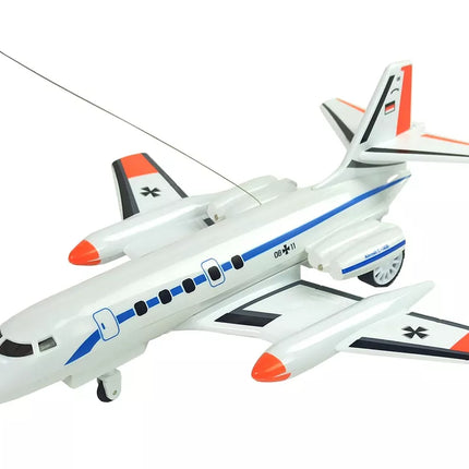 Nuotoliniu būdu valdomas keleivinis lėktuvas su šviesomis 40 Mhz Pilot